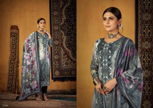 Rk Gold Nazreen Pure Velvet Pashmina Dress Material Collection